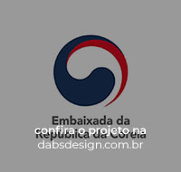 Embaixada da Coreia - Folder em Curitiba